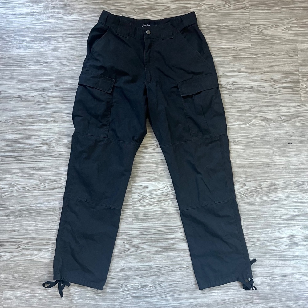 5.11 Tactical Series 74280 Black Cargo Pants Mens Medium Regular 31x31.5